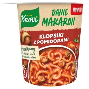 Knorr - Makaron z klopsikami i sosem pomidorowym - Szybkie dania obiadowe - miniaturka - grafika 1