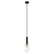 Lampy sufitowe - Italux Perola PND-43309-1 BK+BR PND-43309-1 BK+BR - miniaturka - grafika 1