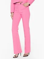 Spodnie damskie - Sisley Spodnie materiałowe 4OLVLF02Q Różowy Regular Fit - miniaturka - grafika 1