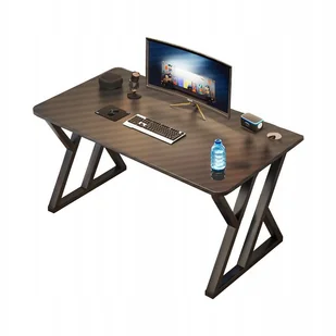 BIURKO GAMINGOWE NOWOCZESNE DLA GRACZA STÓŁ CZARNE 120x60x75CM - Biurka gamingowe - miniaturka - grafika 1