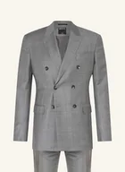 Moda i Uroda OUTLET - Zegna Garnitur Extra Slim Fit grau - miniaturka - grafika 1