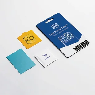 3MK Lens Pro Full Cover iPhone 13 Pro/ 13 Pro Max Szkło hartowane na obiektyw aparatu z ramką montażową 1szt - Pozostałe akcesoria do telefonów - miniaturka - grafika 6