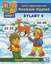 Kocham Czytać Zeszyt 7 Sylaby 5 - Jagoda Cieszyńska - Podręczniki dla szkół podstawowych - miniaturka - grafika 1
