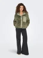 Kurtki damskie - ONLY Kurtka polarowa w kolorze khaki - miniaturka - grafika 1