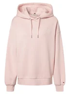 Bluzy damskie - Tommy Hilfiger Damska bluza z kapturem Kobiety różowy jednolity, M - miniaturka - grafika 1