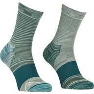 Skarpetki i podkolanówki sportowe - Ortovox Alpine Mid Socks, damskie, jasnoniebieski - miniaturka - grafika 1