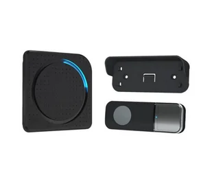 Solight 1L67B - Bezprzewodowy dzwonek do gniazdka 230V IP56 czarny - Dom i wnętrze OUTLET - miniaturka - grafika 1
