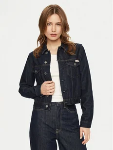 Calvin Klein Jeans Kurtka jeansowa 90's J20J225066 Granatowy Regular Fit - Kurtki damskie - miniaturka - grafika 1