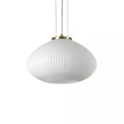 Lampy sufitowe - Ideal Lux Lampa wisząca PLISSE SP1 D35 mosiądz 264547 264547/IL - miniaturka - grafika 1