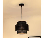 Lampy sufitowe - Brilagi - Żyrandol na lince SPACE YUTE 1xE27/15W/230V śr. 25 cm czarny - miniaturka - grafika 1