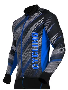 STANTEKS SR0038 Bluza rowerowa kolarska na rower męska ocieplana Termoline XL - Bluzy na rower - miniaturka - grafika 1