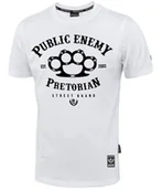 Koszulki męskie - T-shirt PRETORIAN PUBLIC ENEMY biały-XL - miniaturka - grafika 1