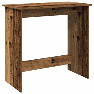 vidaXL Biurko, stare drewno, 80x40x75 cm, materiał drewnopochodny - Biurka - miniaturka - grafika 1