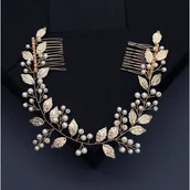 Ozdoby do włosów - OPASKA DO WŁOSÓW Ślubna Kolekcja 2021/2022 OPS19 - miniaturka - grafika 1