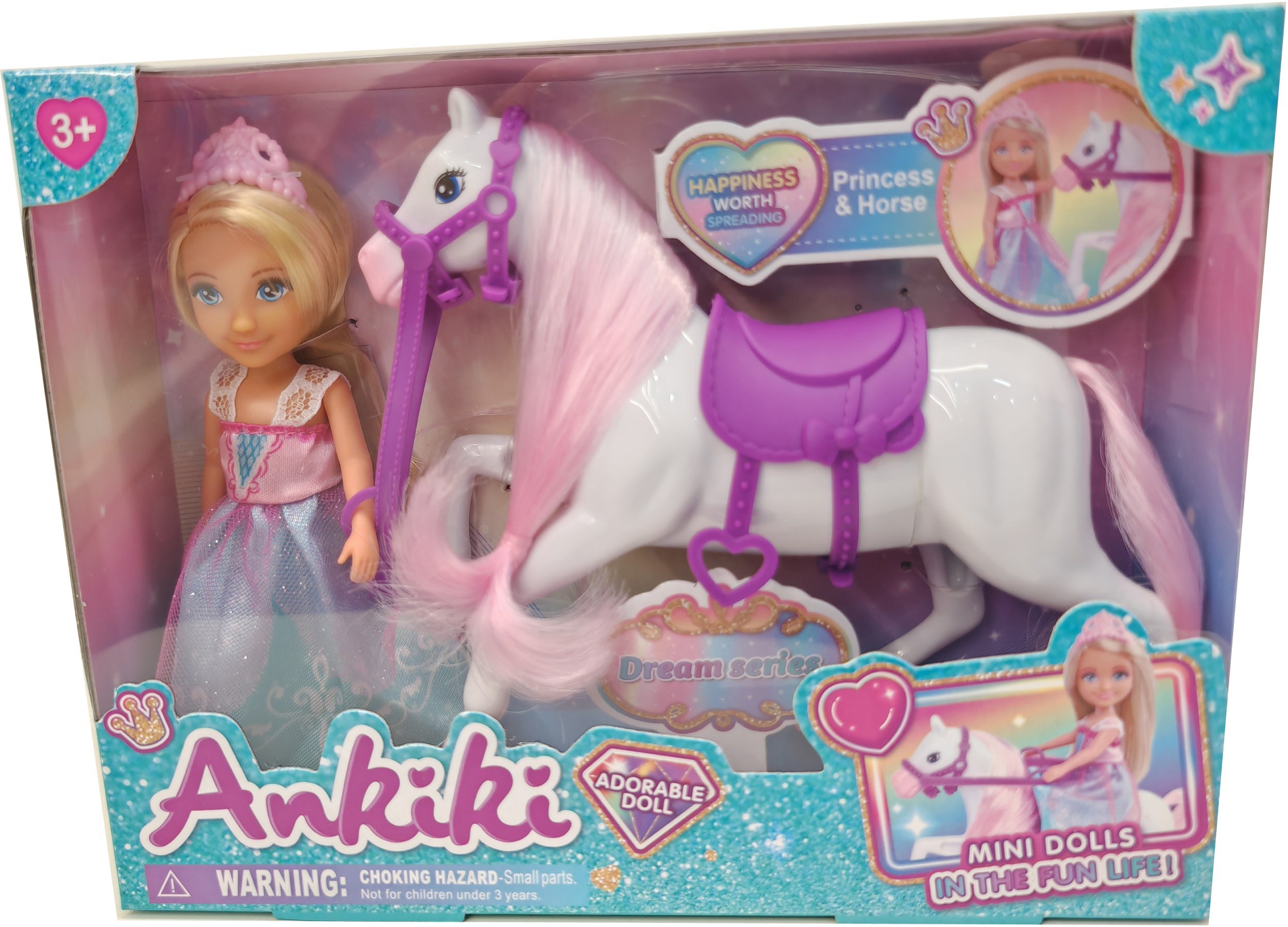 TOY DOLL PRINCES AND HORSE SET ZJA374636