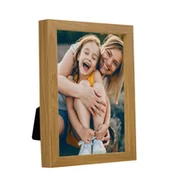 Ramki na zdjęcia - Ramka na zdjęcie 10x15 cm  stojąca i wisząca dębowa MDF szkło BD art - miniaturka - grafika 1
