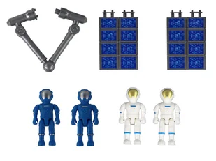 Misja Kosmiczna Zestaw Kosmiczny Rakieta Kosmonauta Kosmos Wyrzutnia 29 ele - Modele zdalnie sterowane - miniaturka - grafika 7