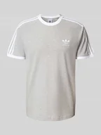 Koszulki męskie - T-shirt z lampasami - miniaturka - grafika 1