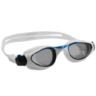 Pływanie - Okulary pływackie dla dzieci Crowell Splash biało-niebieskie 03 - miniaturka - grafika 1