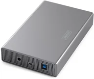 Obudowy i kieszenie na dyski twarde - Obudowa USB 3.0 na dysk SSD/HDD 3.5 SATA III max. 16 TB z zasilaczem, aluminiowa DA-71106-1 - miniaturka - grafika 1