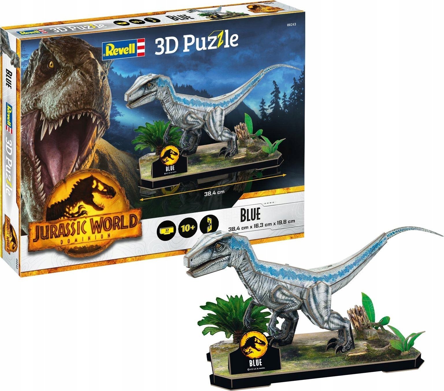 Revell *****REVELL puzzle 3D Jurassic World Blue 00243