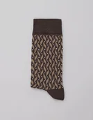 Skarpetki męskie - skarpety diamond brąz - miniaturka - grafika 1