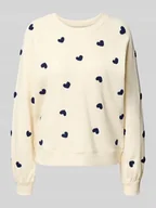 Bluzy damskie - Bluza z prążkowanymi wykończeniami model ‘KASURA’ - miniaturka - grafika 1