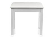 Inne akcesoria muzyczne - ‌Gator Frameworks Tradit. Wooden Piano Bench White - Drewniana ławka do fortepianu w kolorze białym - miniaturka - grafika 1