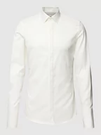 Koszule męskie - Koszula biznesowa o kroju Super Slim Fit z kołnierzykiem typu kent - miniaturka - grafika 1