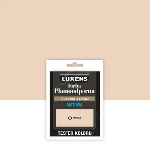 Luxens Tester farby Plamoodporna do kuchni i łazienki Havana 6 25 ml - Farby wewnętrzne - miniaturka - grafika 1