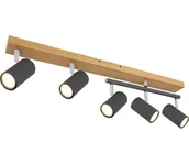 Lampy sufitowe - Globo 57911-5G - Oświetlenie punktowe ROBBY 5xGU10/35W/230V brązowe/czarne - miniaturka - grafika 1