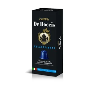 DECAFFEINATO De Roccis (kawa bezkofeinowa) kapsułki do Nespresso - 10 kapsułek - Kawa w kapsułkach i saszetkach - miniaturka - grafika 1