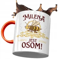 Kubki - Kubek Pomarańczowy Dla Mileny Przyjaciółki Prezent z Nadrukiem ze Zdjęciem + Opakowanie na prezent (wzór 04) - miniaturka - grafika 1