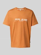 Koszulki męskie - T-shirt z nadrukiem z logo - miniaturka - grafika 1