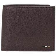 Portfele - Boss portfel męski portfel portmonetka portmon Ray_4 cc coin, Dark Brown, ONESI - miniaturka - grafika 1