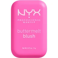 Róże do policzków - NYX PROFESSIONAL MAKEUP BUTTERMELT RÓŻ DO POLICZKÓW W KOMPAKCIE 01 MY BUTTA HALF 5G - miniaturka - grafika 1