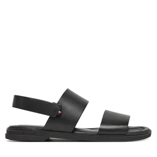 Sandały Tommy Hilfiger Premium Hilfiger Strappy Lh Sand FM0FM05356 Czarny - Sandały męskie - miniaturka - grafika 1