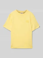 Koszulki dla chłopców - T-shirt z detalem z logo - miniaturka - grafika 1