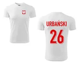 Koszulki sportowe męskie - Treningowa Koszulka POLSKA URBAŃSKI 26 jr - miniaturka - grafika 1