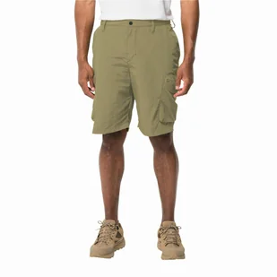 Krótkie spodenki męskie Jack Wolfskin KALAHARI CARGO M bay leaf - 52 - Spodenki męskie - miniaturka - grafika 1