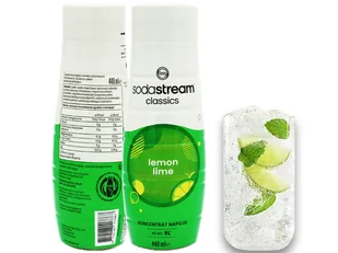 SYROP KONCENTRAT LEMON LIME DO SATURATORA SODASTREAM 9L NAPOJU z 440ml - Syropy i koncentraty owocowe - miniaturka - grafika 1