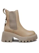 Botki damskie - Badura Botki 8108 Beżowy - miniaturka - grafika 1