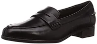 Kapcie damskie - Clarks Damskie kapcie Hamble Loafer, Czarny Black Leather, 39.5 EU - miniaturka - grafika 1