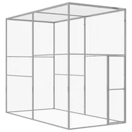 Pozostałe akcesoria dla kotów - VidaXL Klatka dla kota, 3 x 1,5 x 2,5 m, stal galwanizowana 146360 VidaXL - miniaturka - grafika 1