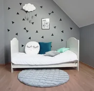 Karuzele dla niemowląt - Biały mobil chmurka Velvet - miniaturka - grafika 1