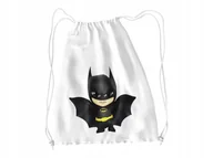 Torby szkolne - WOREK DO SZKOŁY WF/BUTY BATMAN + IMIĘ - miniaturka - grafika 1
