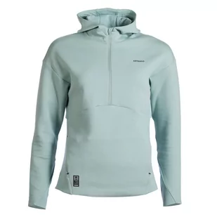 Bluza tenisowa z kapturem na krótki suwak Artengo Soft Dry 900 - Tenis ziemny - miniaturka - grafika 1