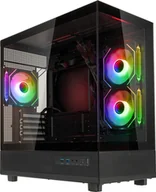 Obudowy komputerowe - GSI SmartAssembly ARGB Glass Micro-ATX Case - 650W Bronze - miniaturka - grafika 1