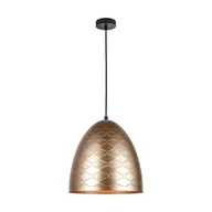 Lampy sufitowe - Leilani lampa wisząca 1-punktowa złota/czarna PND-43445-1L-GD - miniaturka - grafika 1