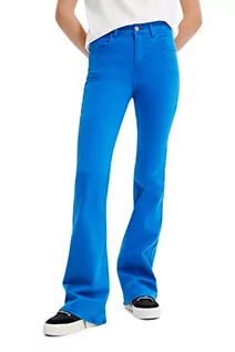 Spodnie damskie - Desigual jeansy damskie, Blau, 38 - grafika 1